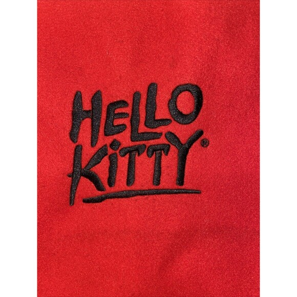 Hello Kitty Sanrio Forever 21 Men's Black Red Letterman Varsity Jacket X-Large - Picture 5 of 14